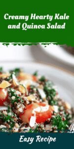 Creamy Hearty Kale and Quinoa Salad