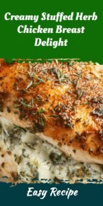 Creamy Stuffed Herb Chicken Breast Delight