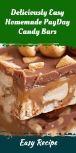 Deliciously Easy Homemade PayDay Candy Bars