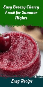 Easy Breezy Cherry Frosé for Summer Nights