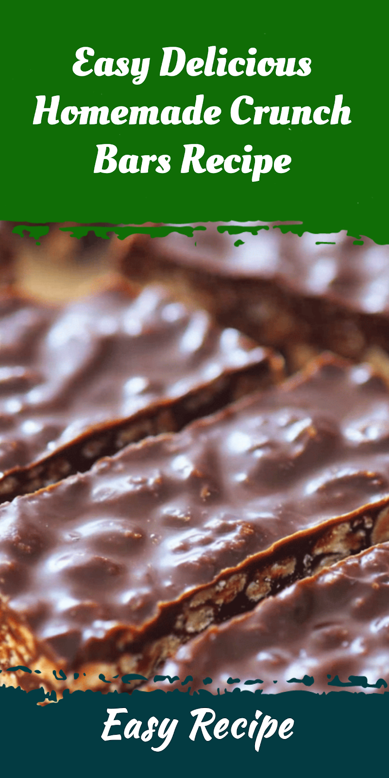 Easy Delicious Homemade Crunch Bars Recipe