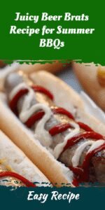 Juicy Beer Brats Recipe for Summer BBQs