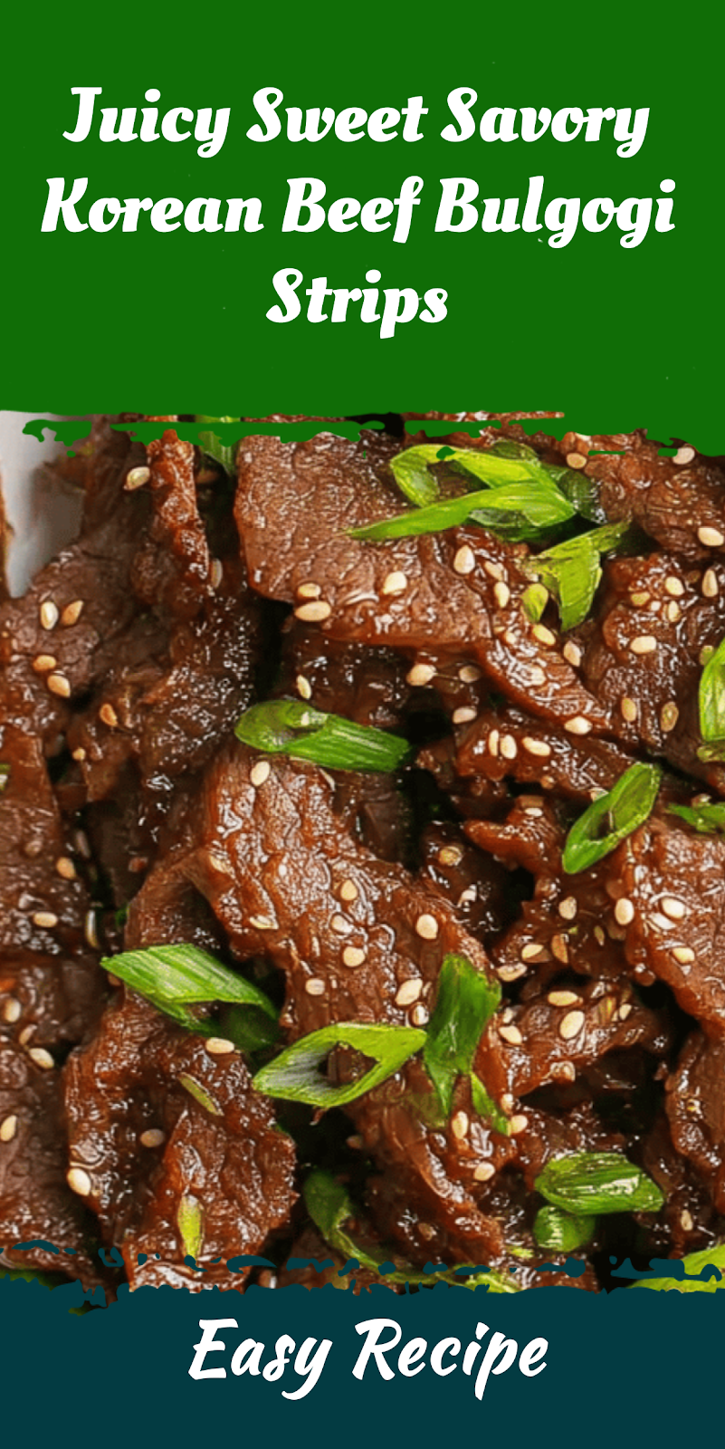 Juicy Sweet Savory Korean Beef Bulgogi Strips