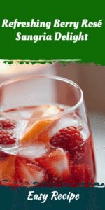 Refreshing Berry Rosé Sangria Delight