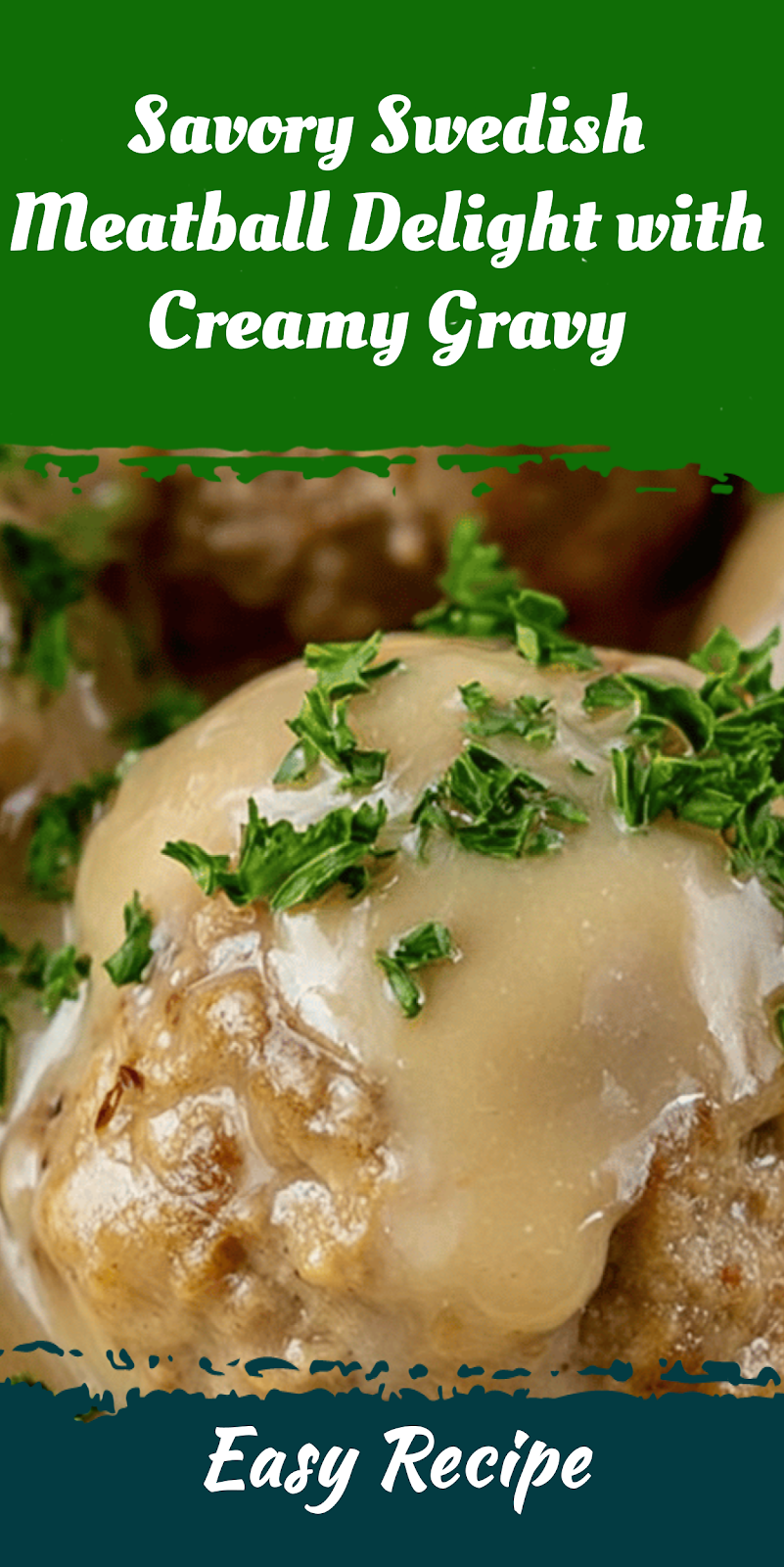 Savory Swedish Meatball Delight with Creamy Gravy