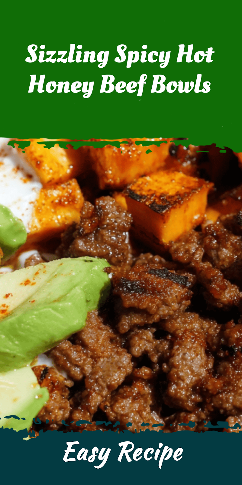 Sizzling Spicy Hot Honey Beef Bowls