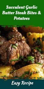 Succulent Garlic Butter Steak Bites & Potatoes