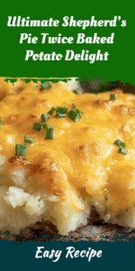 Ultimate Shepherd’s Pie Twice Baked Potato Delight