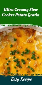 Ultra Creamy Slow Cooker Potato Gratin