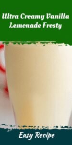 Ultra Creamy Vanilla Lemonade Frosty