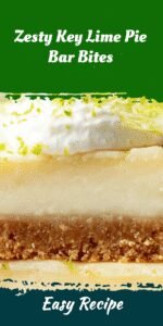 Zesty Key Lime Pie Bar Bites