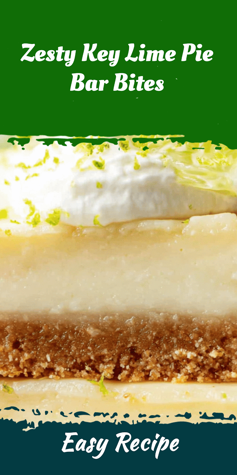 Zesty Key Lime Pie Bar Bites